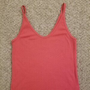 Universal Thread Coral Ribbed Tank Top -S